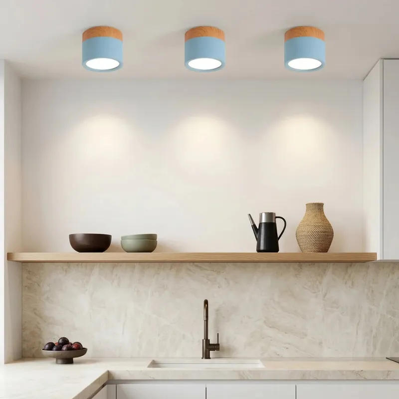 Plafonnier LED à cylindre simple nordique