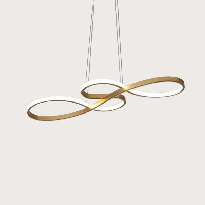 Lampe à suspension LED au design moderne avec notes de musique