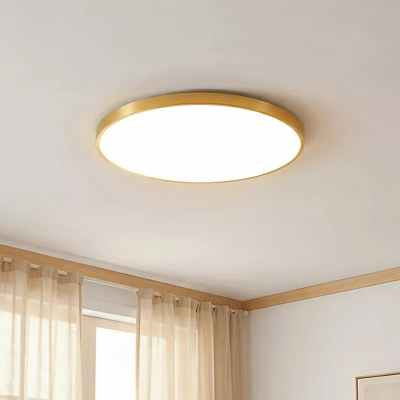 Plafonnier rond simple et moderne