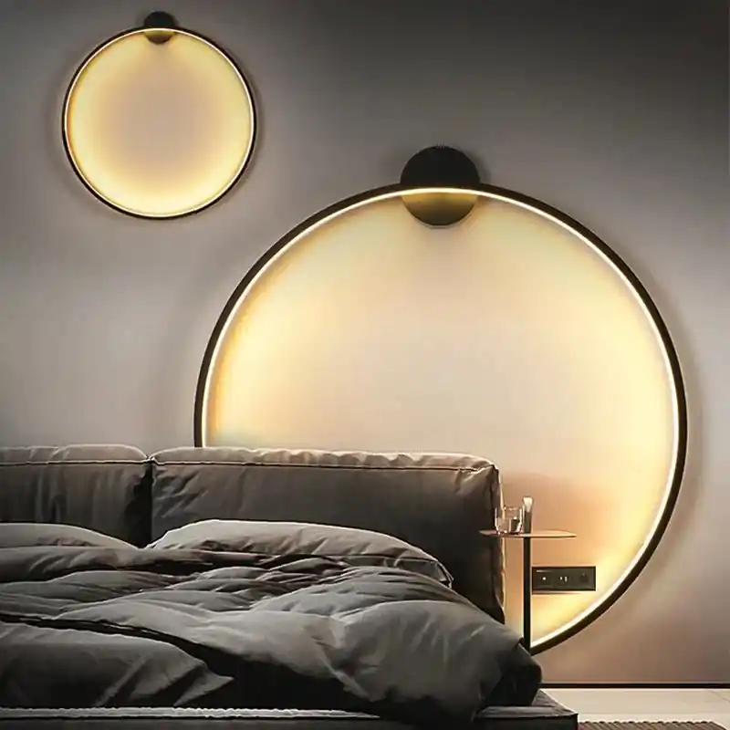 Applique murale ronde minimaliste moderne