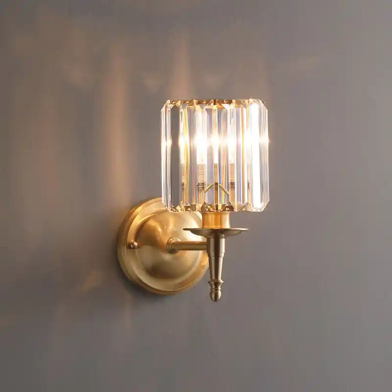 Applique murale en cristal de luxe vintage