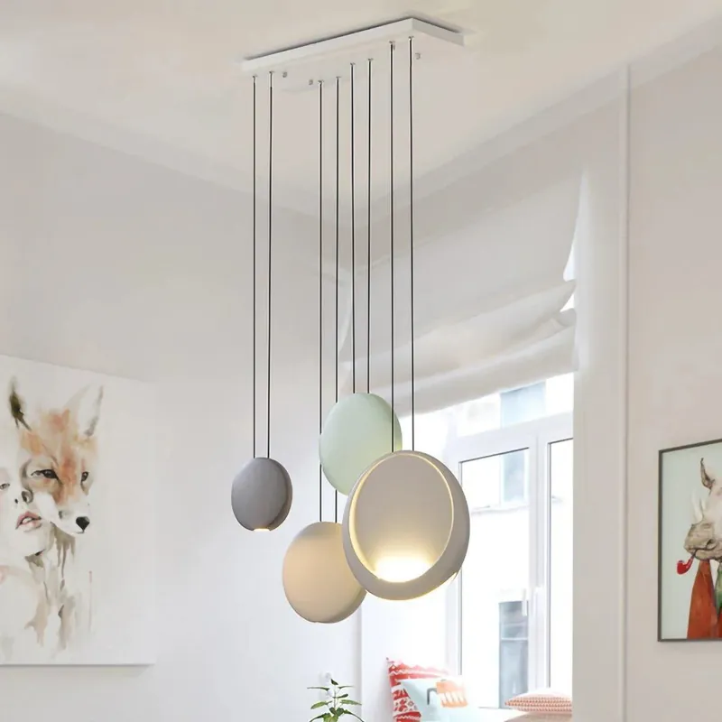 Lampe à suspension en résine Orbs tendance