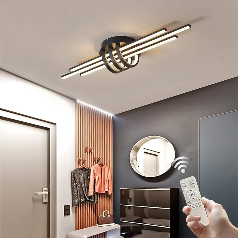 Plafonnier multi-linéaire moderne