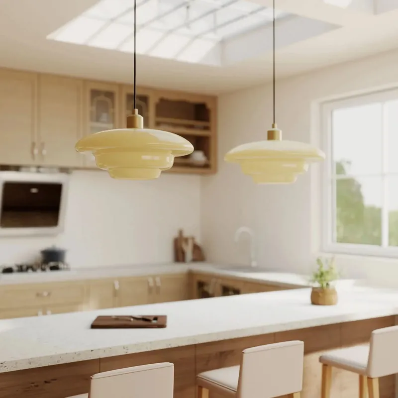 Glarefusion Nordic Modern Simple Glas-Pendelleuchte
