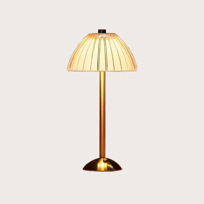 Moderne Tischlampe aus Kristallmetall