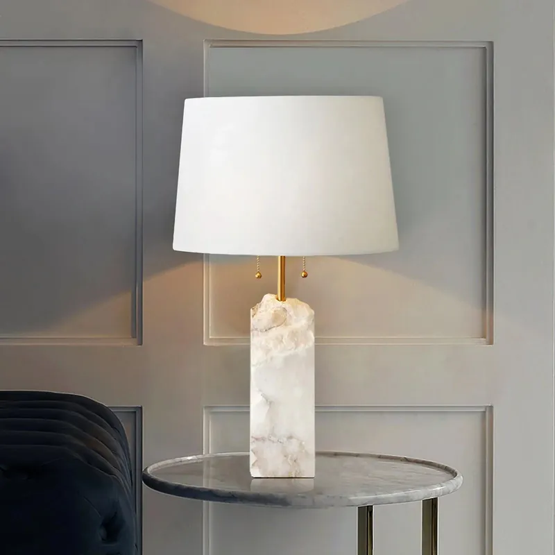 Aurea Alabaster Tischlampe