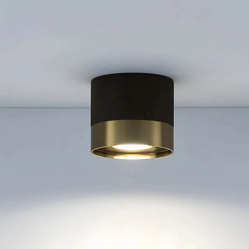 Moderne Mini-Deckenleuchte aus Aluminium