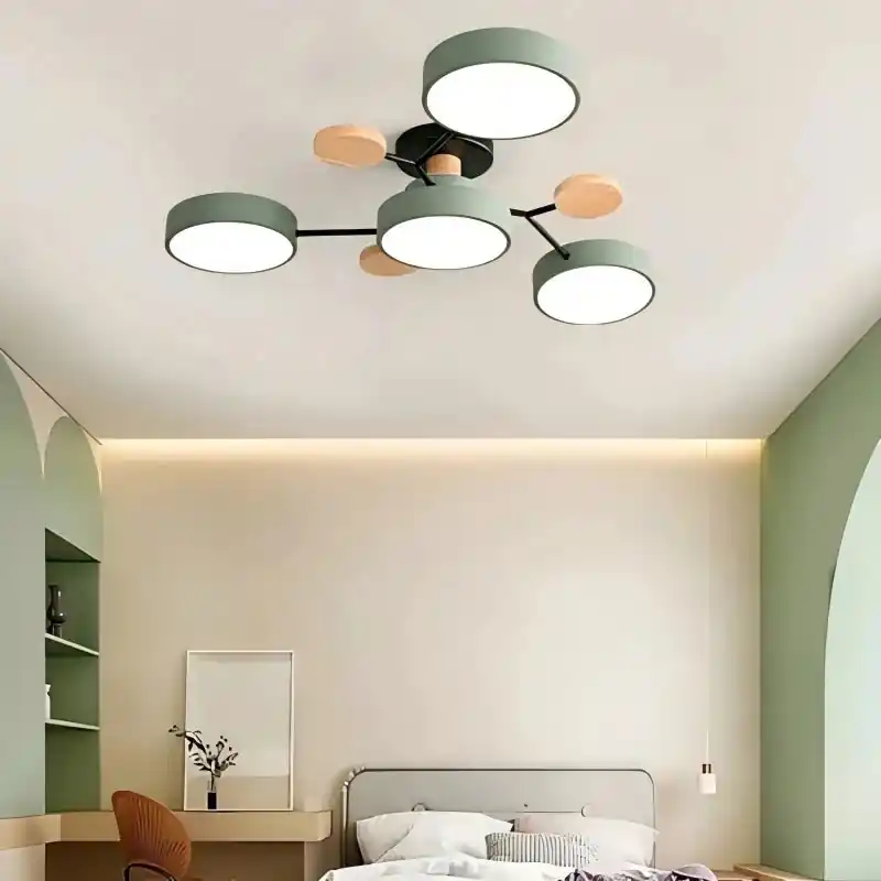 Plafoniera a LED circolare moderna in acrilico nordico