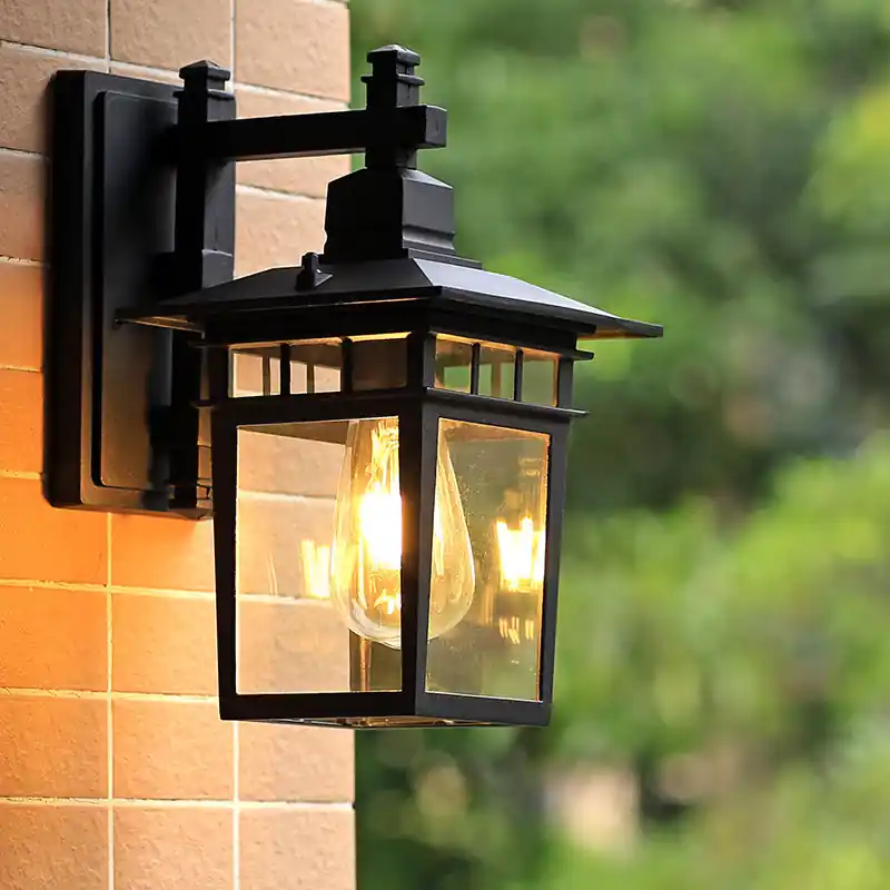 Luci d'ingresso a parete per villa da giardino in stile europeo