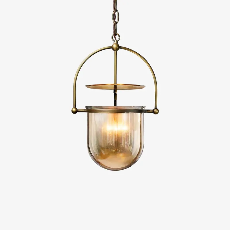Lampadario a forma di tazza di vetro Camden