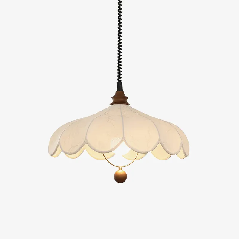 Lampada a sospensione in tessuto Lily Bloom
