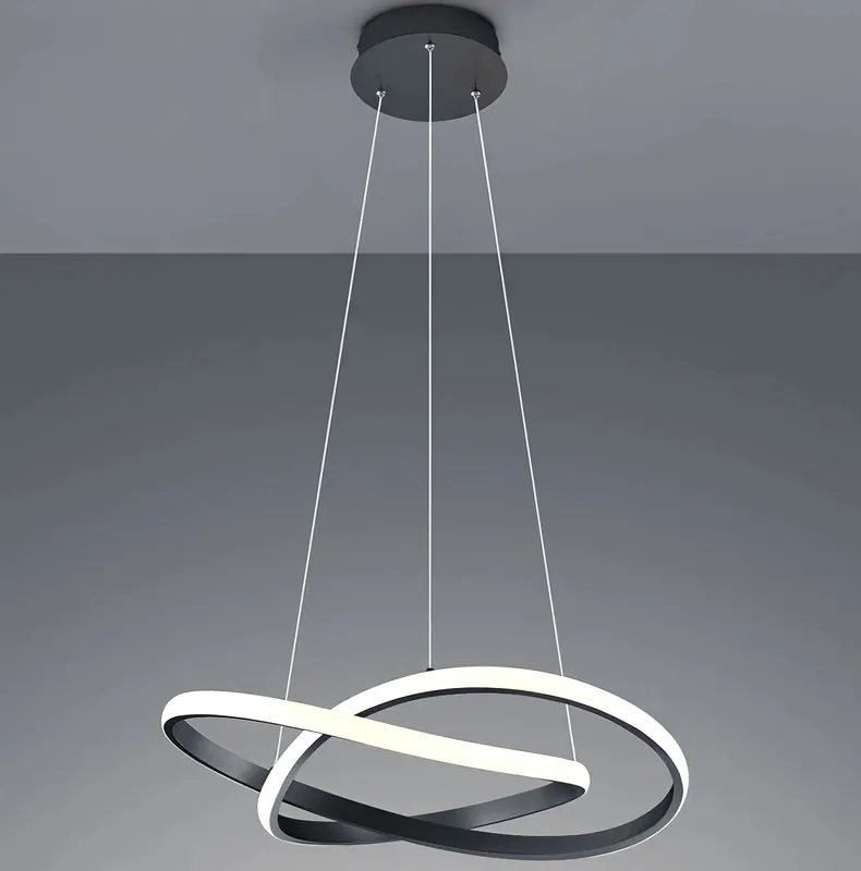 Lampada a sospensione a LED ad anello minimalista moderna
