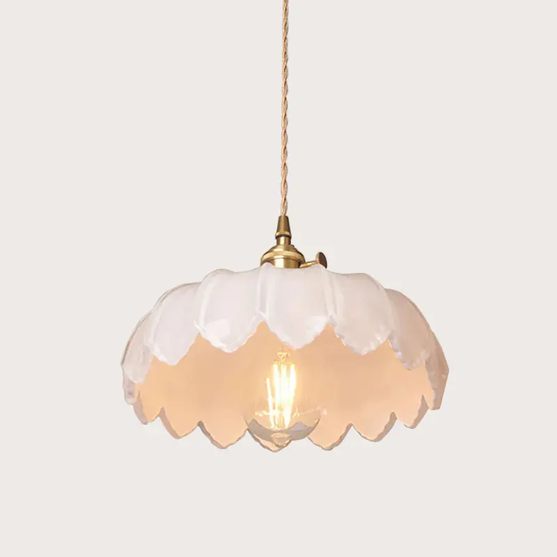 Glarefusion Chic Glass Flower Pendel Lamp