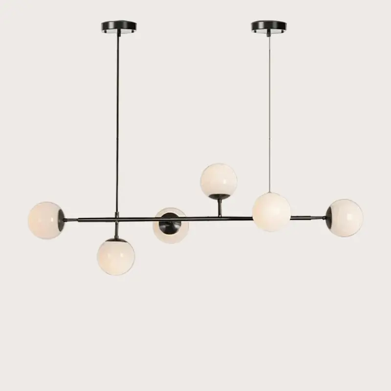 Modern Glas Orb Pendelljus