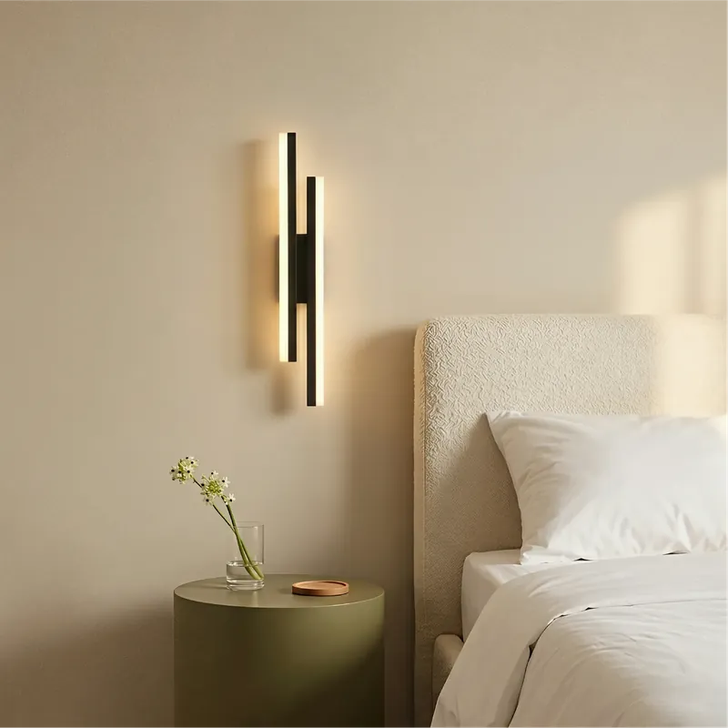 Modern enkel vägglampa i akryl