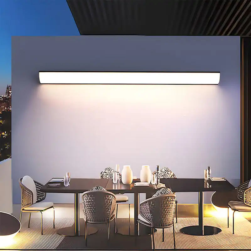 Modern minimalistisk utomhus vattentät LED-vägglampa