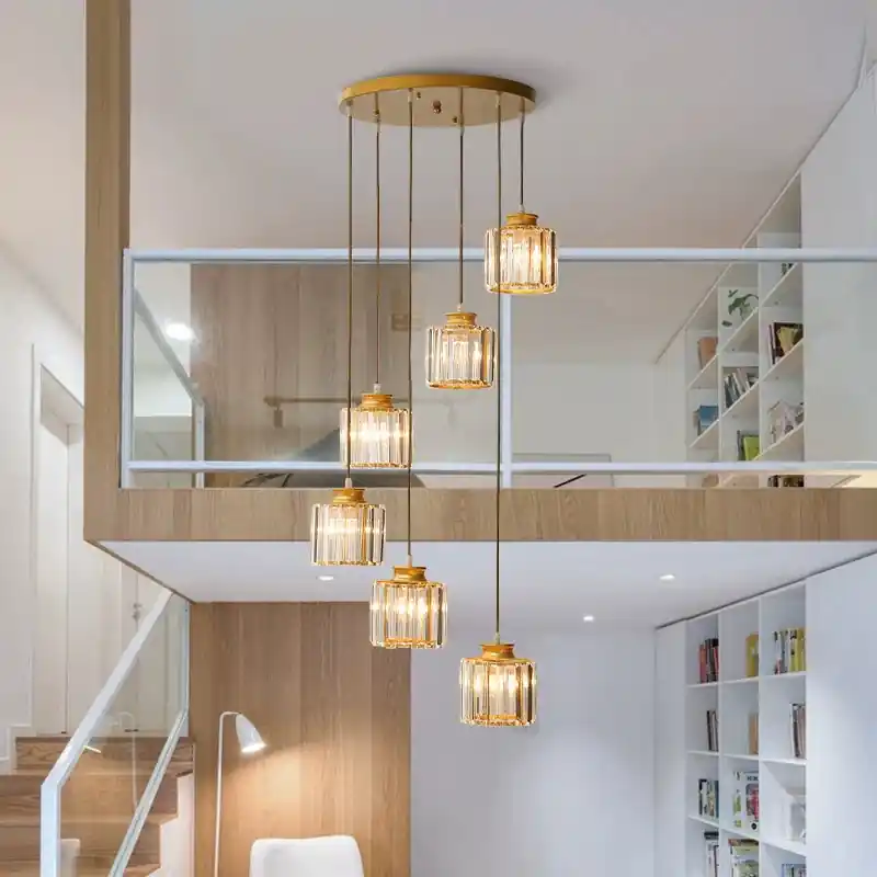 Vintage Crystal Staircase ljuskrona