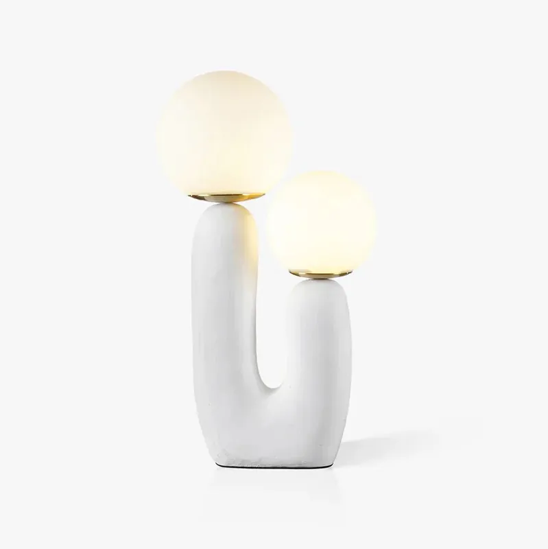 Modern Cactus Orb glasbordslampa
