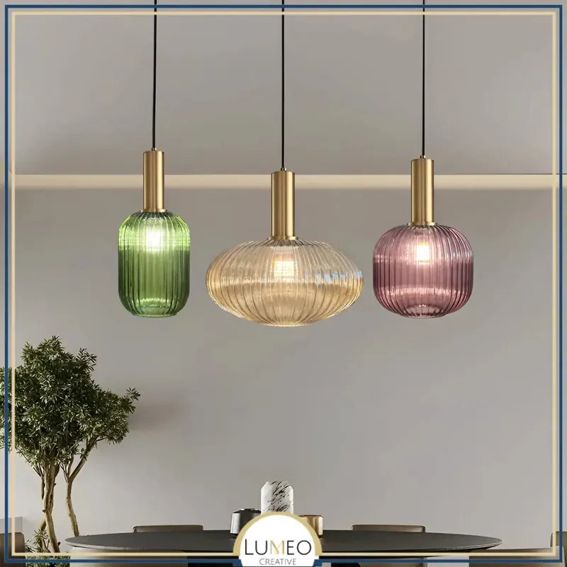 Suspension chic en verre vintage CRISTALI | 1 Suspension