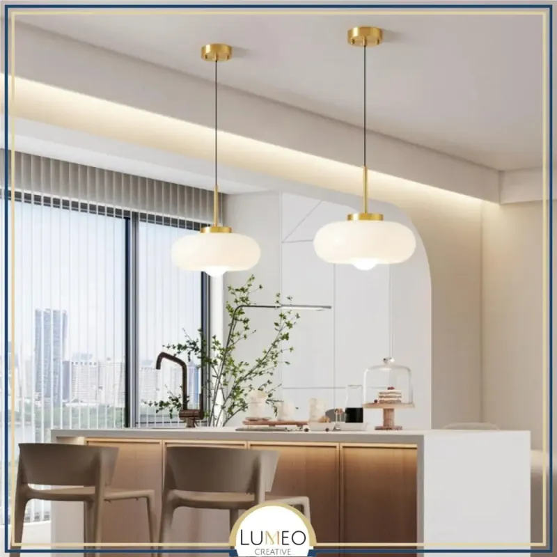 Luminaire vintage en verre coloré | Suspension, plafonnier ou lustre au style rétro-chic