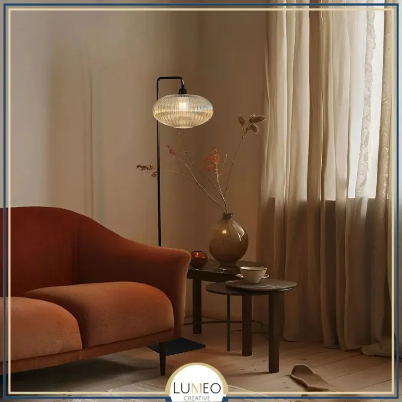 Lampadaire en verre vintage CRISTALI | A personnaliser