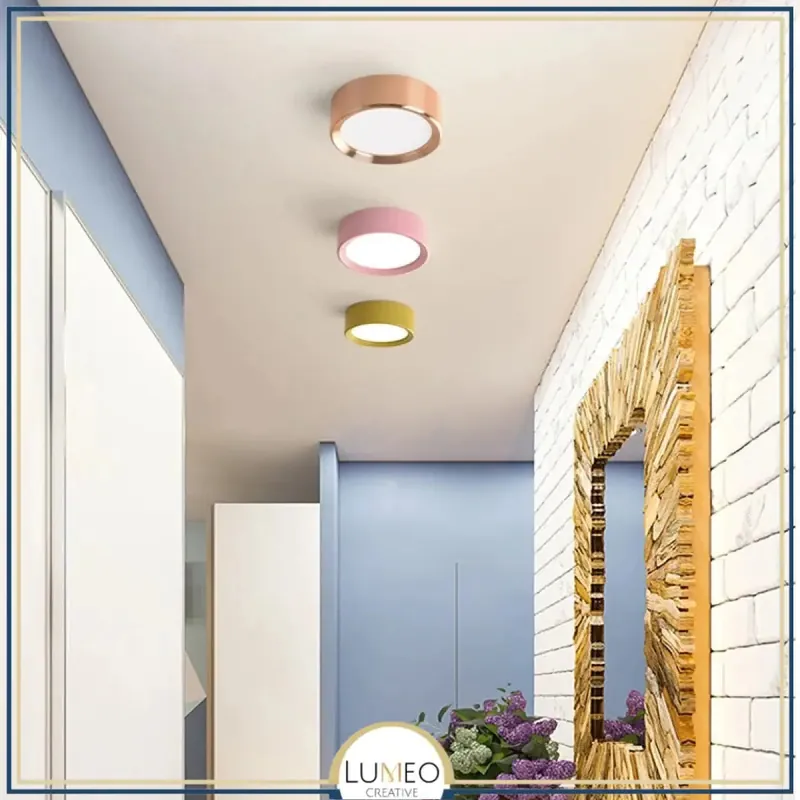 Spot LED extra-plat multicolore | Éclairage discret pour plafond, vitrine ou meuble