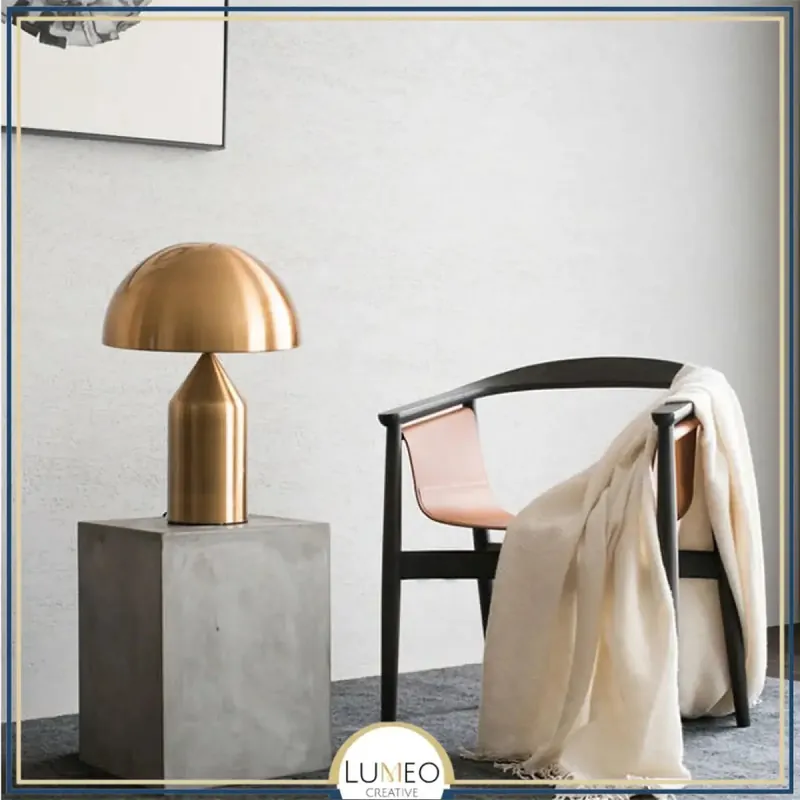Lampe à poser design champignon